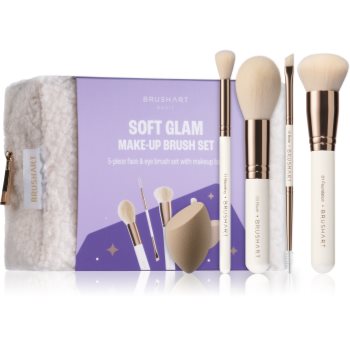 BrushArt Basic Soft Glam make-up brush set set de pensule cu geantă - imagine 2